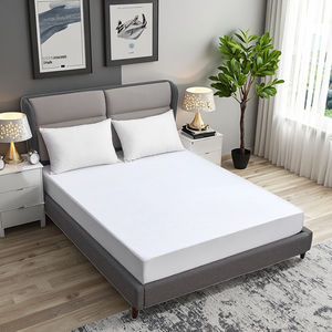 Customized Soft Breathable Fitted <strong>Matress</strong> Cover Bamboo Viscose Terry Queen <strong>Size</strong> <strong>Waterproof</strong> Mattress <strong>Protector</strong> - Product Image 1