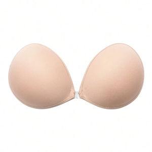 Riutilizzabile Plus Size senza schienale adesivo da donna copri capezzoli in Silicone <span class=keywords><strong>Push</strong></span> up reggiseno - Product Image 1
