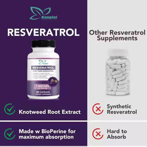 <span class=keywords><strong>ยา</strong></span> resveratrol แคปซูลพริกไทยดำอาหารเสริมสมุนไพรสนับสนุนระบบภูมิคุ้มกัน - Product Image 6