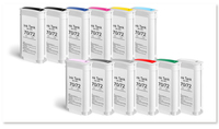 Cartouche d'encre compatible 70 couleurs pour imprimantes HP Z3100/Z3200 - Nouvelle