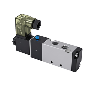 Pièces pneumatiques de haute qualité série 4V100 Configurations à 5 ports à 2 positions et à 3 positions Électrovannes Raccords" - Product Image 3