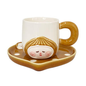 Tasse à café en céramique motif écureuil mignon, tasse à thé de l'après-midi, tasse à eau de bureau - Product Image 1