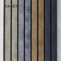 Panneaux cannelés Amer pour murs intérieurs, panneaux muraux en bois de charbon de bois, lambris mural