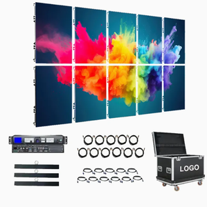 Écran LED extérieur D-KING P3.91, boîtier en aluminium moulé sous pression, noir, montage mural, mur vidéo - Product Image 1