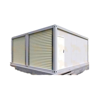 Conteneur de rangement préfabriqué de 20 pieds, garage à montage rapide, conteneur extérieur pliable et portable en acier galvanisé