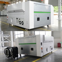 Máquina Láser JQLASER 6 en 1, Máquina de Corte Láser de Fibra y CO2, Modelo 1390, 1200w Máx., Raycus 150w, Yongli Laser