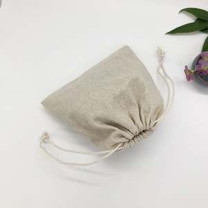 Sacs en coton biologique personnalisés avec logo, pochette de shopping, sac en toile à cordon, sac anti-poussière pour sac à main - Product Image 3