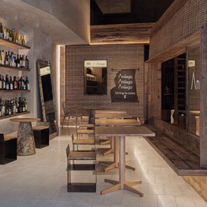 Mesa de Comedor Cuadrada de Madera Maciza de Estilo Nórdico Japonés Vintage para Hogar, Diseño Simple, Muebles para el Hogar - Product Image 4