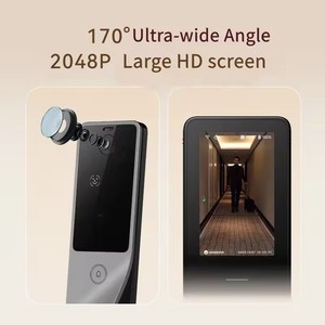 Cámara de Visión de Reconocimiento Facial 3D, Cerradura Máxima con Huella Dactilar Electrónica Inteligente PARA EL Hogar, Aplicación NFC - Product Image 4