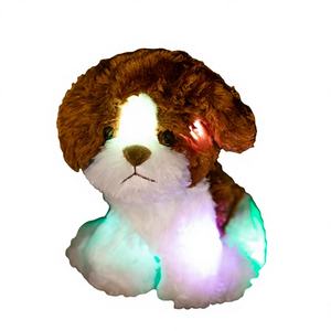 Statuette di animali luminosi di cartone animato: giocattoli di peluche che si illuminano al buio di scoiattoli, gatti, gufi, agnelli, orsi polari e ippopotami. - Product Image 2