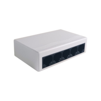 Conmutadores de Red Gigabit TiNCAM 1000M con Puerto RJ45 de 5/8, Conmutador LAN, Conmutador Ethernet, Función VLAN, Carcasa de Plástico para PC de 100 m