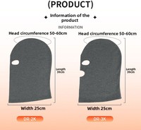 Masque de moto unisexe respirant et imperméable de haute qualité, couleur unie, noir, avec impression de logo personnalisé pour la pêche