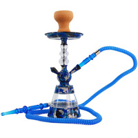 Narguilé Portable Arabe en Gros, Petit, en Plastique Acrylique, à 1 Tuyau, Verre, Chicha, Set d'Accessoires