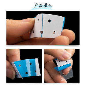 Blue Perforated Double-Sided <b>Wig</b> Tape Bio-Adhesive Waterproof Breathable Wide 10g Shenzhen Made - Product Image 2
