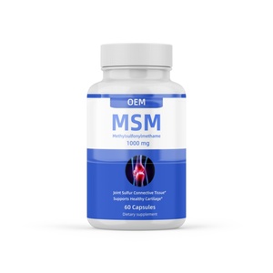 Prix d'usine – Capsules de Glucosamine, Chondroïtine et MSM en poudre de haute pureté pour la santé des articulations – Capsules de MSM - Product Image 1