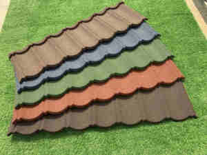 Tuile de toit en métal enduit de pierre colorée esthétique de feuille de <span class=keywords><strong>toiture</strong></span> ondulée moderne antirouille <span class=keywords><strong>pour</strong></span> des maisons et des hôtels - Product Image 6