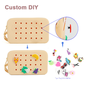 Bolsa de Silicona con Orificios para Monedas, Diseño de Dibujos Animados, Rectangular, al por Mayor - Product Image 5