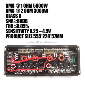 Amplificateur de voiture monobloc classe D 12V Auto RMS Power avec Crossovers Amplificateur de subwoofer monocanal <span class=keywords><strong>ampli</strong></span> <span class=keywords><strong>mono</strong></span> audio de voiture - Product Image 5