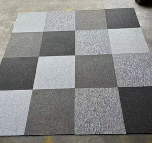 Thảm trải sàn văn phòng thương mại cao cấp khách sạn chất liệu PP Jacquard, thảm gạch ghép mô đun hình chữ nhật chất liệu PP/Polypropylene - Product Image 2