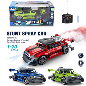 Nouvelle arrivée voiture télécommandée à l'échelle 1:20 jouet de voiture de course cascadeur avec fonction de pulvérisation lumiè<span class=keywords><strong>re</strong></span> enfants garçons jouets - Product Image 4