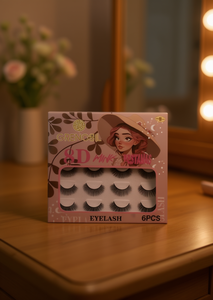 ขนตาปลอม Grenosil 8D Mink แบบ 6 คู่ แถบใส ขนตาปลอมแบบเต็มแถบ - Product Image 2