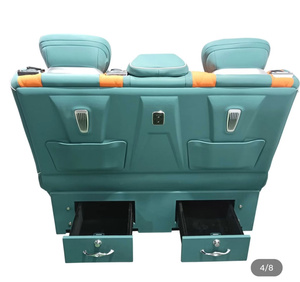 Siège <span class=keywords><strong>de</strong></span> voiture électrique <span class=keywords><strong>de</strong></span> luxe pour van, siège VIP réglable en cuir pour SUV avec accoudoir console et écran tactile - Product Image 2
