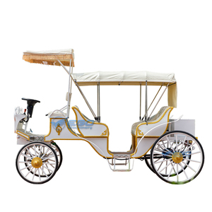 Nouvelle calèche électrique de mariage pour le tourisme, chariot de chevaux à vendre - Product Image 4