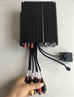Système de sécurité professionnel 4 canaux hybride AHD H.265 avec compression, GPS 4G, et prise en charge des algorithmes ADAS DSM BSD AI pour la flotte de bus