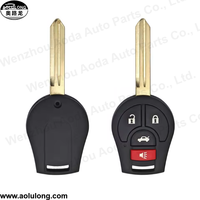 Hotsale 2/3/4 boutons Smart Car Keys Fob de remplacement pour les clés de véhicule Nissan