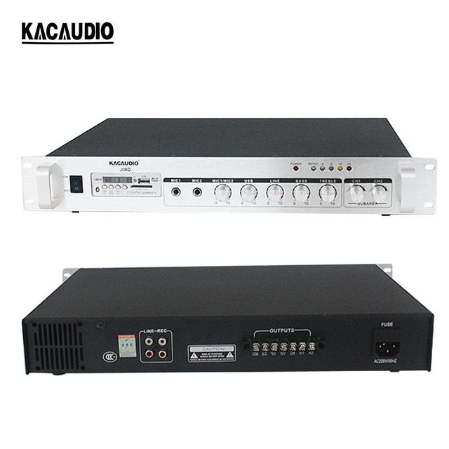 120w J12d Public Address Power Amplifier Constant Voltage Power Amplifier