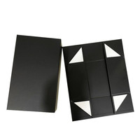 Boîte cadeau en papier kraft rigide, pliable, avec aimant, emballage plat, en stock, 13,7 x 8 x 4,4 pouces, vente en gros (lot de 20)