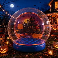 Borne photo gonflable en PVC étanche avec souffleur intégré pour Halloween, Noël, anniversaires et événements festifs