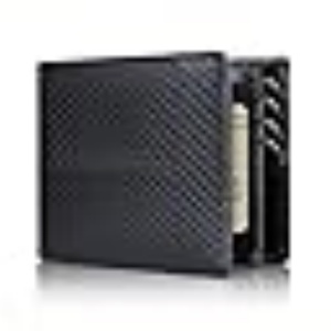 กระเป๋าสตางค์หนังพับสองตอนแบบกัน RFID สำหรับผู้ชาย ยี่ห้อ Boshiho รุ่นบาง ขนาดเล็ก พร้อมช่องใส่เหรียญแบบเปิด และช่องใส่บัตรเครดิตแบบสั้น - Product Image 3