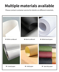 优质豪华环保可回收服装包装盒，适用于毛皮和袜子，采用坚固的瓦楞纸板，带磁性闭合。 - Product Image 4