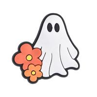 Nouvel arrivage de breloques de chaussures pour Halloween breloques de sabots fantômes en pvc pour épingles de sabots de chaussures cadeaux de conception d'automne breloques de chaussures pour la décoration d'Halloween