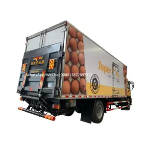 Japon FTR 7.1m soğutma bölmeli kamyon kaldırma bagaj kapağı 10 ton soguk hava dondurucu soğuk kutu kamyon