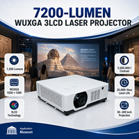 Proyector Láser Profesional de 7200 Lúmenes WUXGA 3LCD para Mapeo 3D, Espacio Inmersivo, Escenarios y Proyección de Eventos