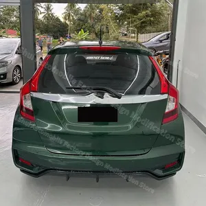 ลิ้นกันชนหลังทรง RS สำหรับรถยนต์ Fit ปี 2018 2019 2020 สปอยเลอร์ดิฟฟิวเซอร์ ชุดแต่งภายนอก อุปกรณ์ตกแต่งรถยนต์ - Product Image 3
