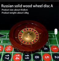 Roulette russe en bois massif de haute qualité de la marque JIAYI, roue en bois de qualité casino, grande taille, roulette européenne à un seul 0
