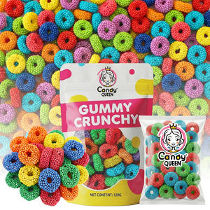 Bonbons Gélifiés Croquants aux Fruits Colorés en Gros avec Étiquette Personnalisée, Bonbons Masticables au Litchi, Bonbons Gélifiés en Bouchées - Product Image 3