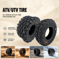 Pneu tout-terrain tubeless 23X7-10 22X10-10 résistant à l'usure pour VTT, UTV, buggy de plage et accessoires