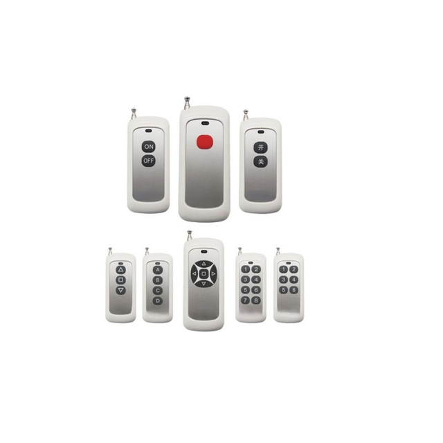 2 4 6 8 Button Antenna Reach 1000M remote control 433Mhz 315Mhz Remote Control Learning Code 1527 2262 Wireless RF Modules HK