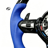 Volant de voiture en fibre de carbone forgé sur mesure pour BMW F10 F30 F80 E46 E90 I8 M4 M5 M6 X3 X4 Série 5 M Performance