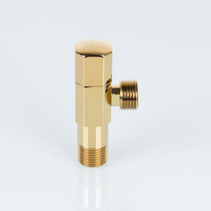 Robinet d'angle double sortie en laiton robuste à 2 voies pour le contrôle de l'eau - Product Image 2