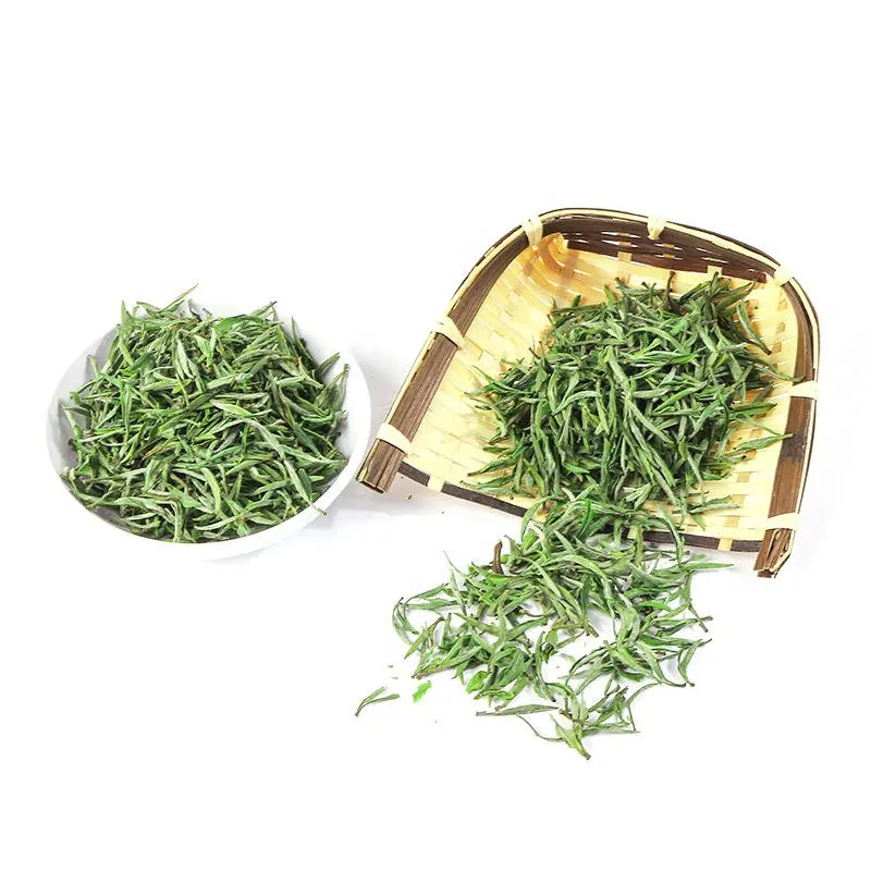 1 किलो/बैग हॉट सेलिंग छोटे चाय किसान माउंट हुंगशान माओफेंग ग्रीन टी ने फ्लैट पेट पेट की चाय को छोड़ दिया