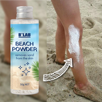 Crème hydratante pour le corps Dissolvant de sable Poudre de plage Natrual Reef Lotion de soin de la peau sûre Poudre nettoyante Sable élimine la crème corporelle
