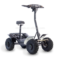 Vente directe d'usine EZRaider Heavy Duty Non pliable RWD 2WD/4WD 60V 4800W Scooter électrique Quad pour adultes