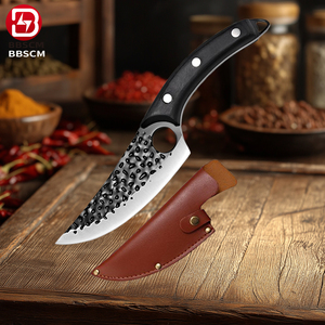 Coltello Professionale <span class=keywords><strong>da</strong></span> <span class=keywords><strong>Macellaio</strong></span>: Lama in Acciaio Inossidabile Forgiato 4Cr13 per Caccia/Cuochi/Attività all'Aperto con Manico in Legno Personalizzabile - Product Image 3