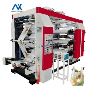 Tự động không dệt bao bì flexo Báo Chí ci 4 màu sắc PE Pet Bopp máy in flexo