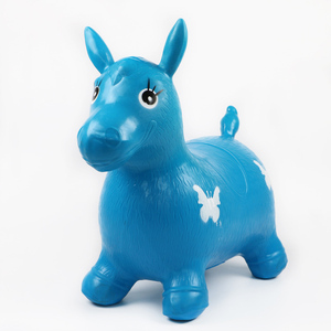 Jumping <strong>Horse</strong> Music <strong>Painting</strong> Children's Animal Cycling Outdoor Inflatable Toy Unisex - Product Image 2